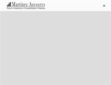 Tablet Screenshot of martinezasesores.com